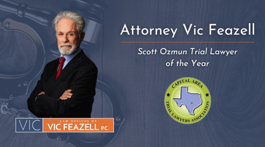 Vic Feazell Receives CATLA’s Scott Ozmun Trial Lawyer of the Year Award