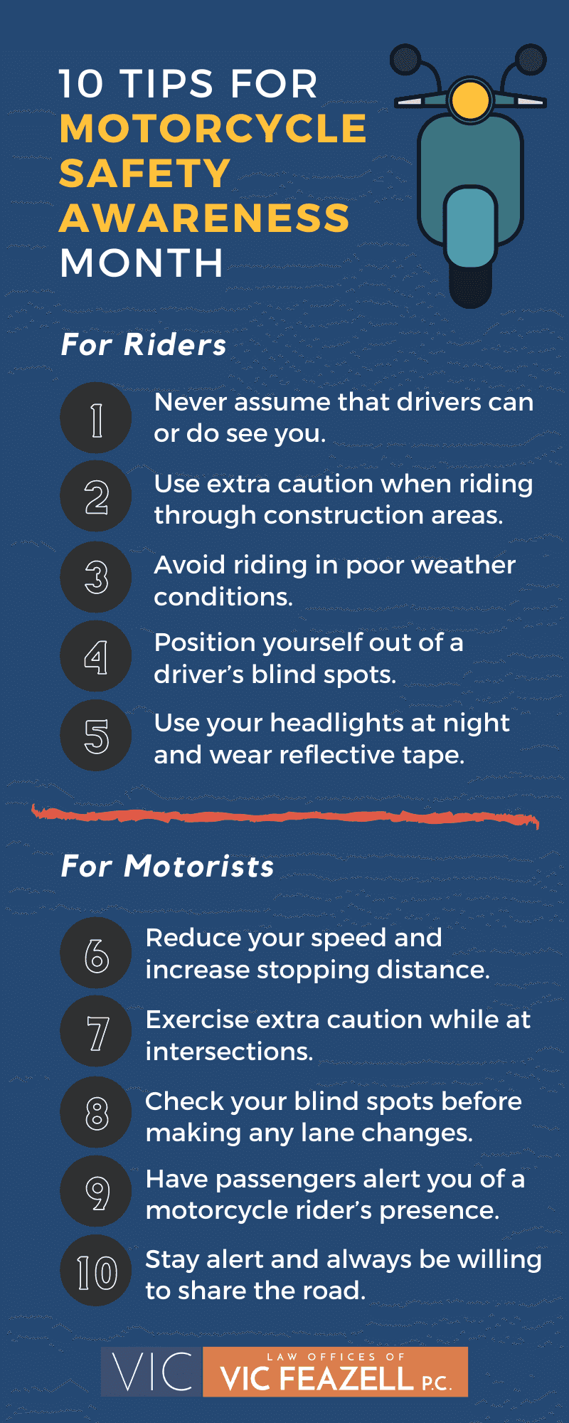 tips for motorcycle safety