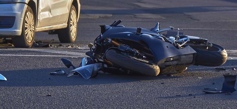 Unfortunate motorcycle accident